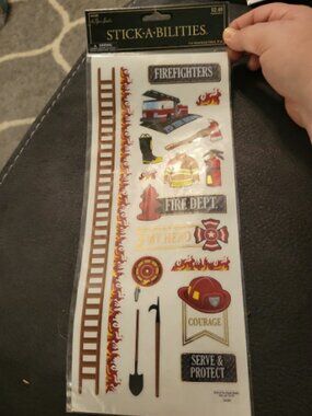 Fire department foiled stickers